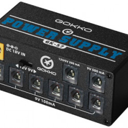 Gokko GK57 POWERSUPPLY MINI - Alimentatore per pedali effetto - Gokko GK57 POWERSUPPLY MINI - Alimentatore per pedali effetto -