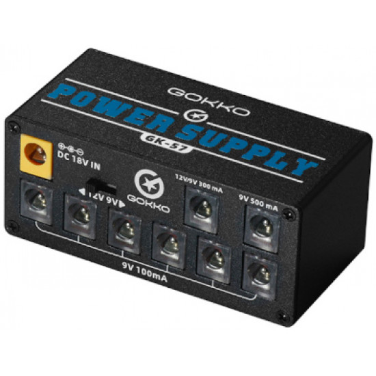 Gokko GK57 POWERSUPPLY MINI - Alimentatore per pedali effetto -