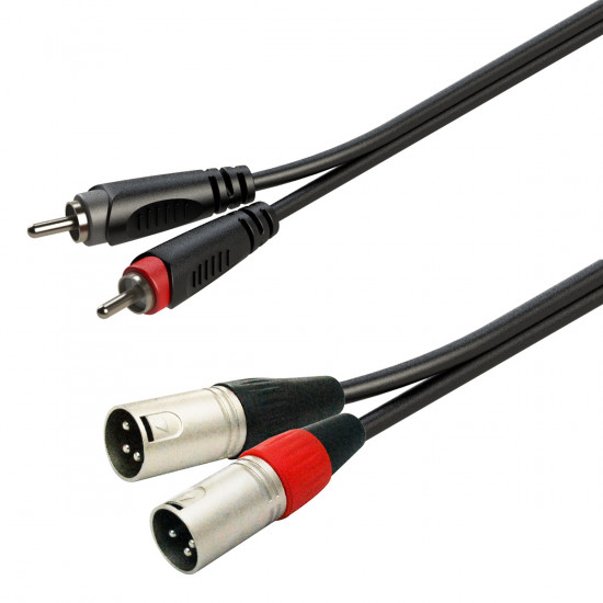 SOUNDSATION GO-LINK GL-2RCA2XM6 CAVO ADATTATORE RCA-XLR Male - 6m SOUNDSATION GO-LINK GL-2RCA2XM6 CAVO ADATTATORE RCA-XLR Male - 6m