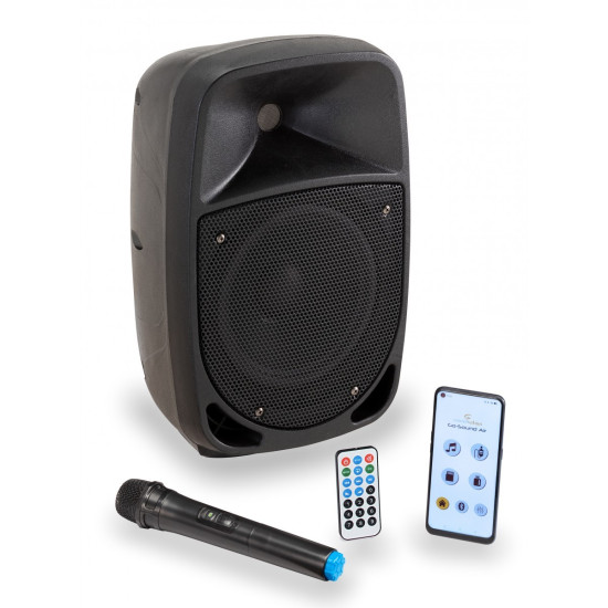 SOUNDSATION GO-SOUND 8AIR PA PORTATILE A BATTERIA - MP3 BT MIC VHF APP CONTROL