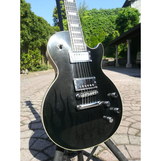 Gibson Les Paul GT 2006 Phantom Black Ghosted Flame Gibson Les Paul GT 2006 Phantom Black Ghosted Flame