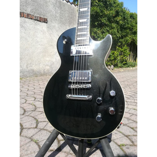 Gibson Les Paul GT 2006 Phantom Black Ghosted Flame