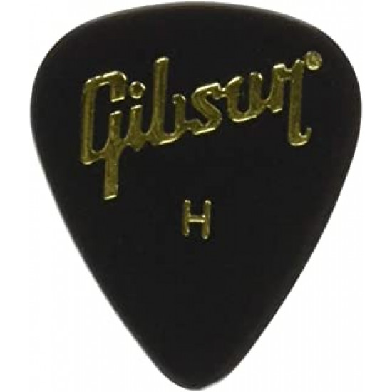 GIBSON Plettro in celluloide - Heavy - Nero