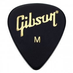 Gibson Plettro in Celluloide - Medium - Nero Gibson Plettro in Celluloide - Medium - Nero