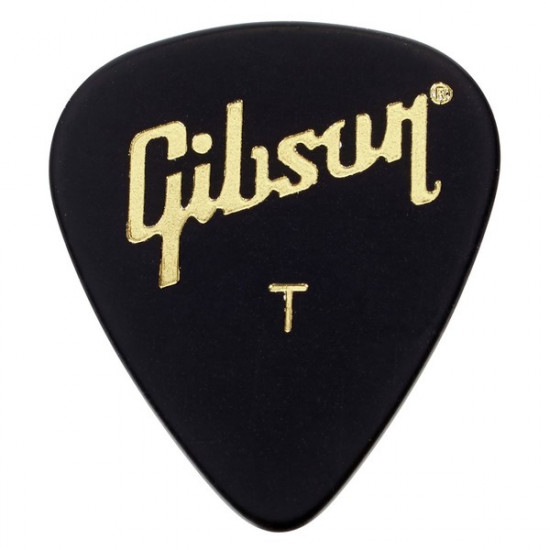 Gibson Plettro in Celluloide - Thin -Nero