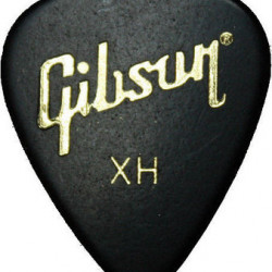 Gibson Plettro in Celluloide - Extra Heavy - Nero Gibson Plettro in Celluloide - Extra Heavy - Nero