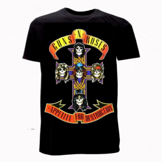 T-Shirt Guns N' Roses Appetite For Distruction - Taglia XL