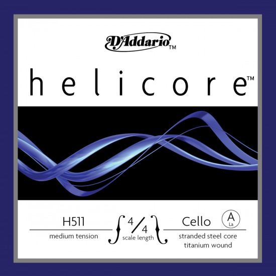 D'ADDARIO LA HELICORE H511M CORDA SINGOLA LONG SCALE MEDIUM PER
VIOLONCELLO 4/4