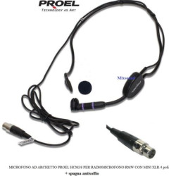 Proel HCM38 Microphone Head Mini XLR Proel HCM38 Microphone Head Mini XLR