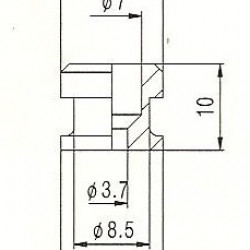 Parts Planet HE003BK Coppia di attacchi tracolla - Neri Parts Planet HE003BK Coppia di attacchi tracolla - Neri