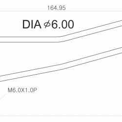 Parts Planet HF-3 Leva standard Cromata - Diametro 6,00 mm Parts Planet HF-3 Leva standard Cromata - Diametro 6,00 mm