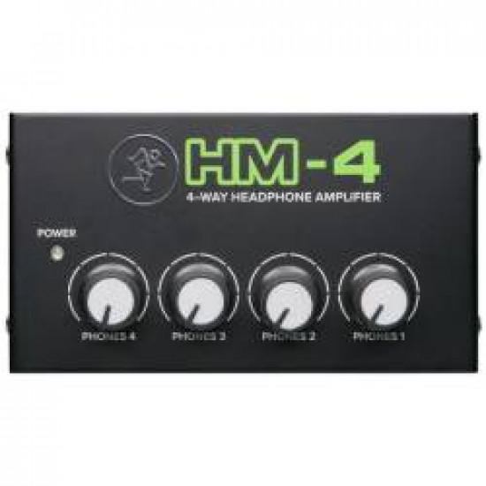 MACKIE HM4 HEADPHONE AMPLIFIER 4-CHANNEL