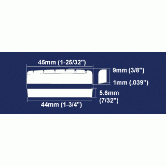 Hosco HSB-NM2 Capotasto in osso per chitarra acustica tipo Martin con spaziatura - 44mm