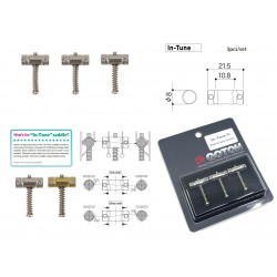 Gotoh
 INTUNE TI Set di tre sellette tipo vintage per Tele - Titanio - Gotoh
 INTUNE TI Set di tre sellette tipo vintage per Tele - Titanio -