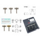 Gotoh
 INTUNE TI Set di tre sellette tipo vintage per Tele - Titanio -