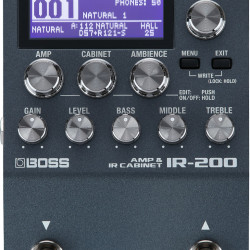 Boss IR-200 Amp Emulator and Cabinet IR Loader
