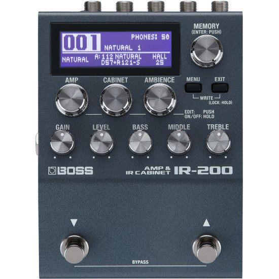 Boss IR-200 Amp Emulator and Cabinet IR Loader Boss IR-200 Amp Emulator and Cabinet IR Loader