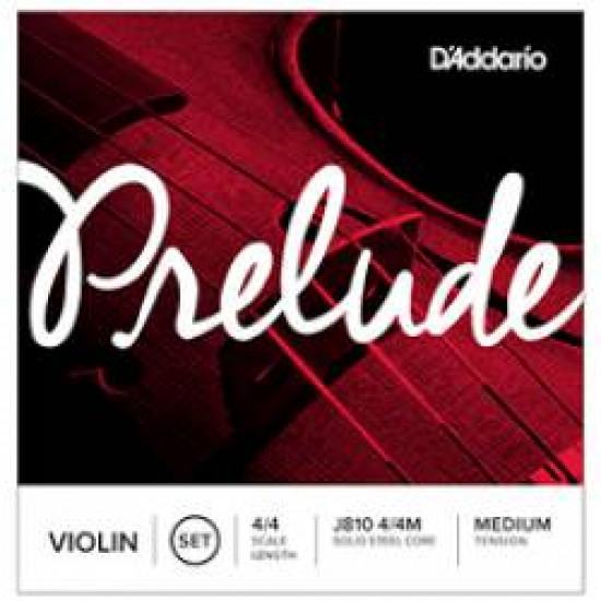 D'ADDARIO PRELUDE J810 VIOLIN STRING SET 4/4 MEDIUM