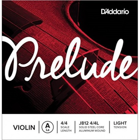 D'ADDARIO PRELUDE J812 VIOLIN STRING 4/4 A