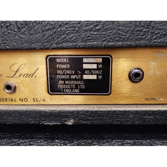 Marshall JMP 2203 MK2 Master Volume 100W Lead 1978 Marshall JMP 2203 MK2 Master Volume 100W Lead 1978