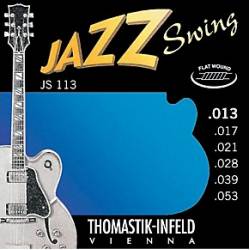 Thomastik JS113 Electric Guitar Strings Set 13-53 Flatwound Thomastik JS113 Electric Guitar Strings Set 13-53 Flatwound