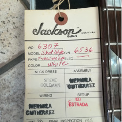 Jackson Strat Style White 1989 w/case - MADE IN USA - SOLD! Jackson Strat Style White 1989 w/case - MADE IN USA - SOLD!