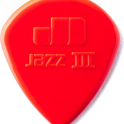 Dunlop Jazz III Nylon-Sharp 1.38mm Red Dunlop Jazz III Nylon-Sharp 1.38mm Red