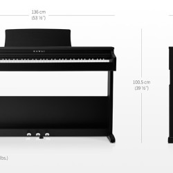 KAWAI KDP-75 Black - DIGITAL PIANO
