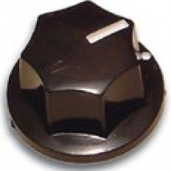 Parts Planet KJB-SL-BK - Manopola in plastica per basso tipo Jazz Bass - Nera - Piccola