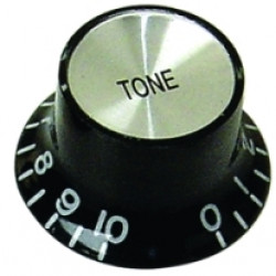 Parts Planet
 KSGBKCRT Manopola Tono tipo SG - Nera top Cromato -