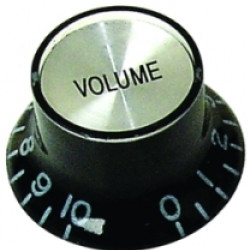 Parts Planet KSGBKCRV
Manopola Volume tipo SG - Nera top
Cromato -