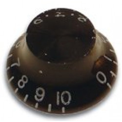 Parts Planet KSL BK - Manopola in plastica per chitarra tipo Les Paul - Nera Parts Planet KSL BK - Manopola in plastica per chitarra tipo Les Paul - Nera