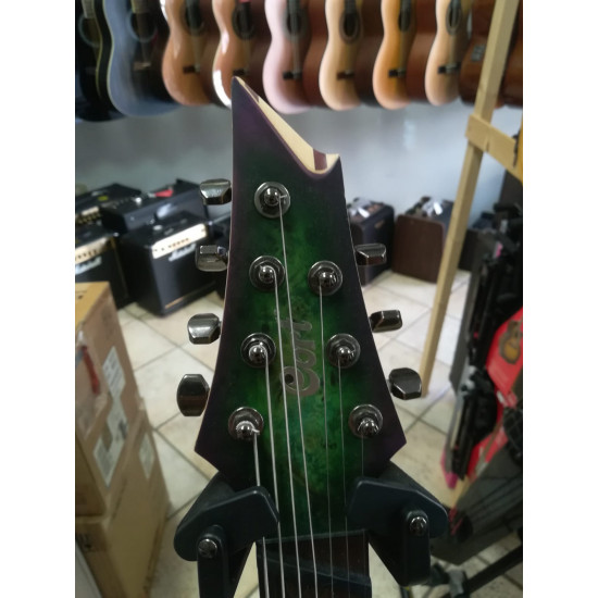 Cort KX500MS Star Dust Green 2nd Chitarra elettrica 7 corde Multiscale