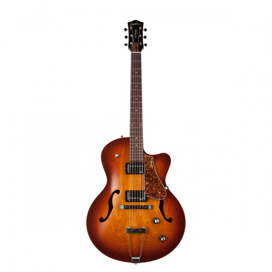 Godin 5th Avenue Kingpin II HB Cognac Burst w/Tric Case Godin 5th Avenue Kingpin II HB Cognac Burst w/Tric Case