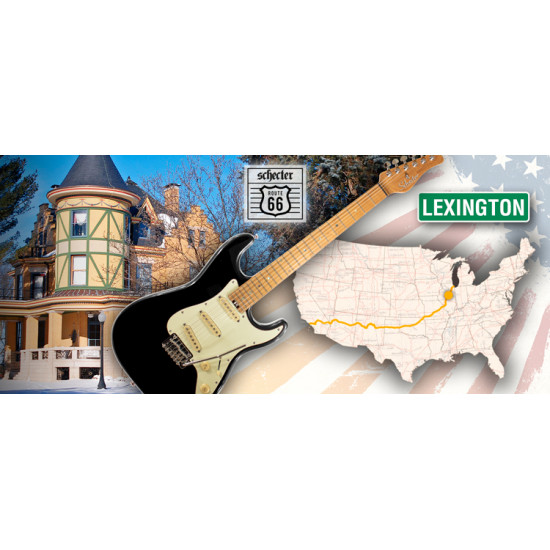 Schecter TRADITIONAL ROUTE 66 LEXINGTON S/S/S-M.BLK Schecter TRADITIONAL ROUTE 66 LEXINGTON S/S/S-M.BLK