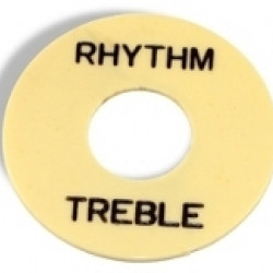 Parts Planet LPSWIBK
Piastra selettore tipo LP - Crema con scritta Rhythm/Treble Nera