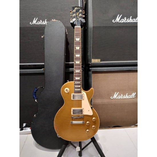 Gibson Les Paul Standard 2007 Gold Top Relic (riverniciata)