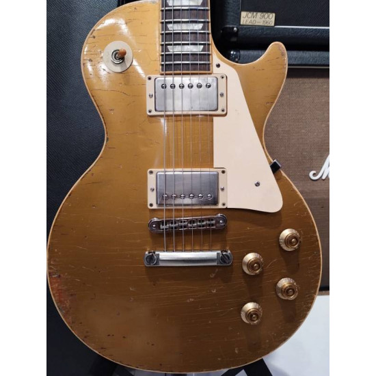 Gibson Les Paul Standard 2007 Gold Top Relic (riverniciata)