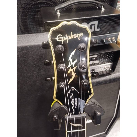 Epiphone Les Paul Custom Prophecy EX 2010 Transparent Black 2nd