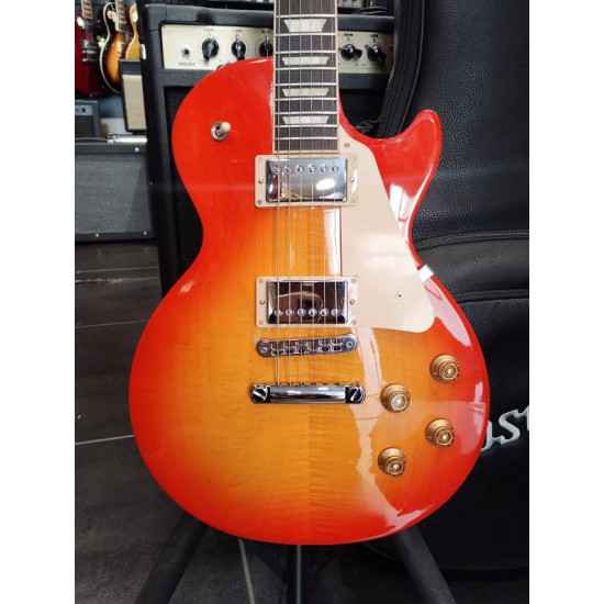 Gibson Les Paul Studio Figured 2025 Washed Cherry Sunburst