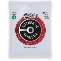 MARTIN MA170T ACOUSTIC STRINGS SET AUTHENTIC LIFESPAN 2.0 BRONZE 10-47 MARTIN MA170T ACOUSTIC STRINGS SET AUTHENTIC LIFESPAN 2.0 BRONZE 10-47