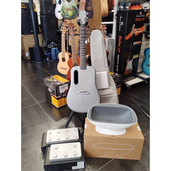 LAVA ME 4 36" Space Grey + Ideal Strap 2 + Space Charging Dock + Effects Pedal + LiveDrums Pedal 2nd