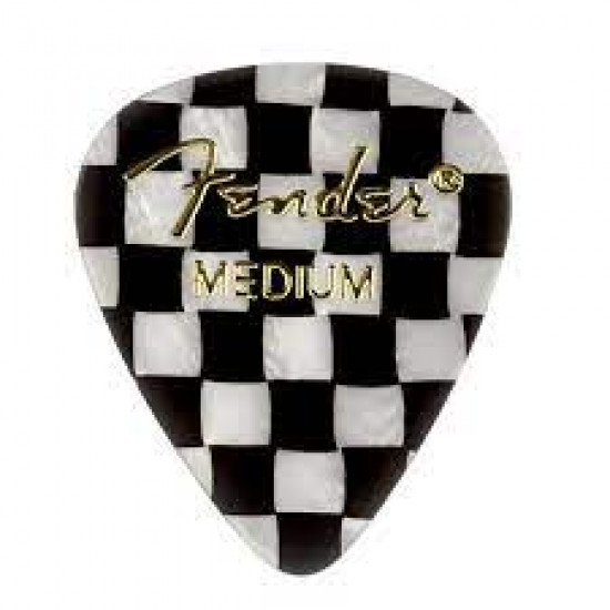 FENDER 351 SHAPE PREMIUM PICK MEDIUM CHEKER