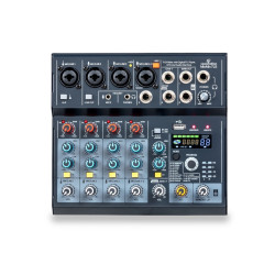 SOUNDSATION MIOMIX 7 LS MIXER 7-CH  CON EFFETTI, USB, BT, OTG, INTERFACCIA PC