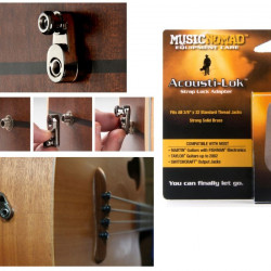 Music Nomad MN270 Acousti-Lok adattatore per Straplock per chitarra acustica - passo Inches - Music Nomad MN270 Acousti-Lok adattatore per Straplock per chitarra acustica - passo Inches -