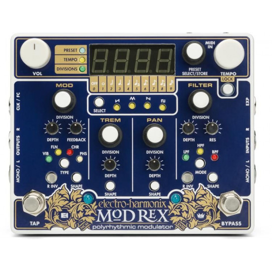 Electro Harmonix MOD REX POLYRHYTHMIC MODULATOR