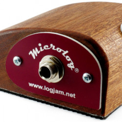LOGJAM MICROLOG2 Stompbox in Sapele - versione compatta per pedal board - LOGJAM MICROLOG2 Stompbox in Sapele - versione compatta per pedal board -