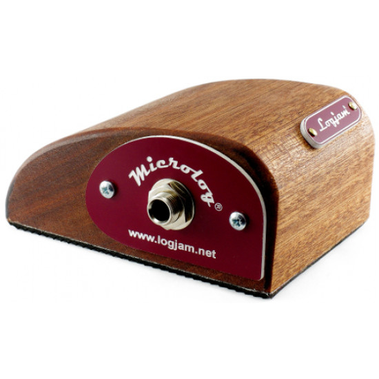 LOGJAM MICROLOG2 Stompbox in Sapele - versione compatta per pedal board -