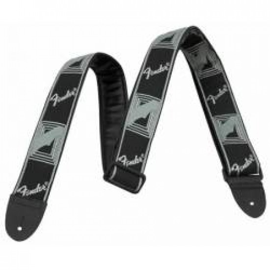 Fender Strap Monogrammed Black-Gray-Gray