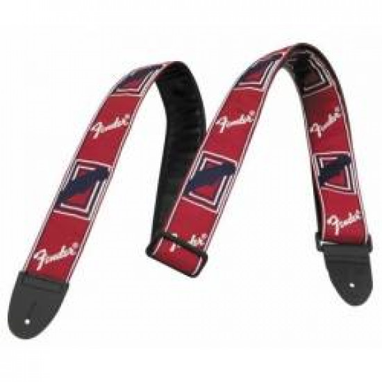 Fender Strap Monogrammed Red-White-Blue